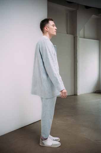 Smock Denim 50% Leinen 50% Hanf